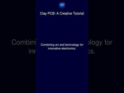 Crafting Circuits: How to Make a Clay PCB