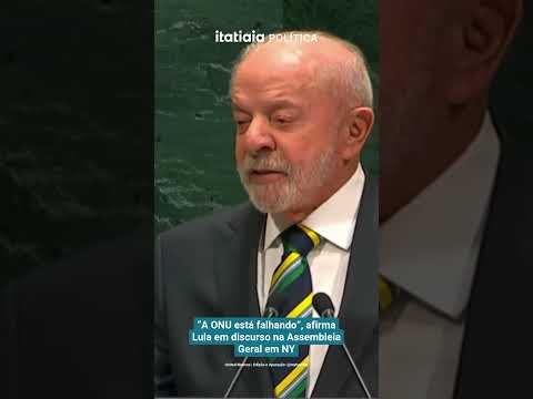 “A <strong>ONU</strong> ESTÁ FALHANDO”, AFIRMA LULA EM DISCURSO NA ASSEMBLEIA GERAL EM NY