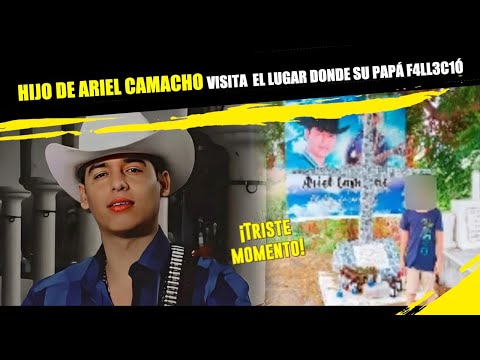 Hijo de Ariel Camacho visita  el lugar donde su papa? f4ll3c1o?