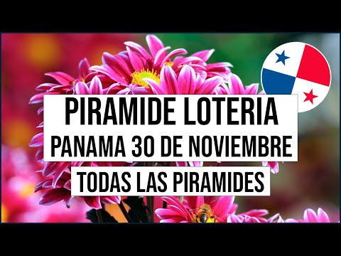 Pirámide Lotería de Panamá Miércoles 30 de Noviembre 2022  - Pirámide de Chakatin y Mirta