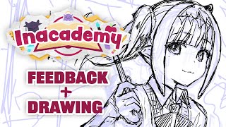 【Inacademy: Drawing】Part 1!! A Few Feedback + Finishing Art For a Cove