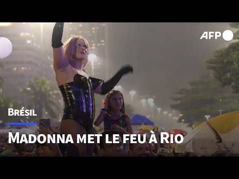 Musique: Madonna met Rio à ses pieds | AFP