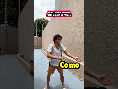 Será que ele vai conseguir ter amigos? 🤣