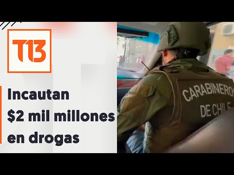 Operación Poseidón: Incautan droga por dos mil millones de pesos