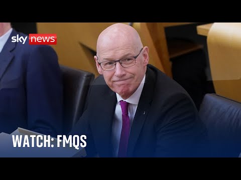 Watch live: FMQs