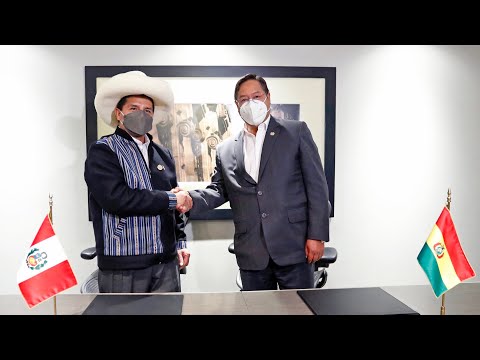 Presidente Pedro Castillo sostuvo reunión con su homólogo de Bolivia, Luis Arce