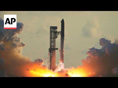 SpaceX launches its Starship into orbit for the first time