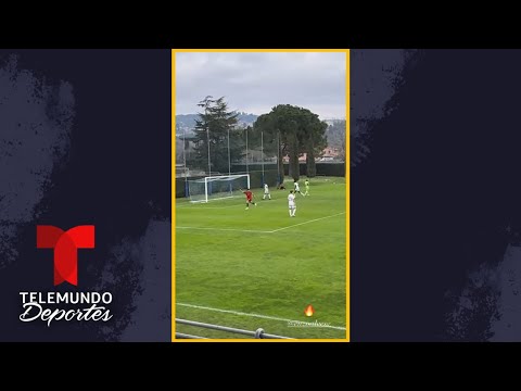 Su primer gol con España ... ¡Y CELEBRÓ COMO CRISTIANO RONALDO! | Telemundo Deportes