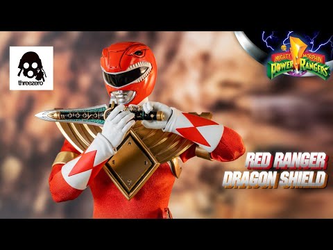 ThreeZero (3Z) 1/6 Scale MMPR Red Ranger Dragon Shield Limited Edition Figure Preview
