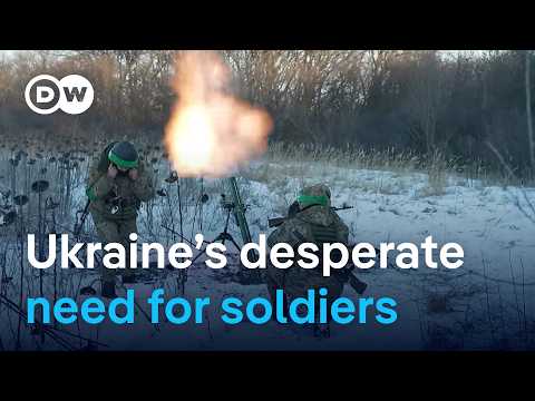 Kyiv under pressure to lower conscription age | DW News