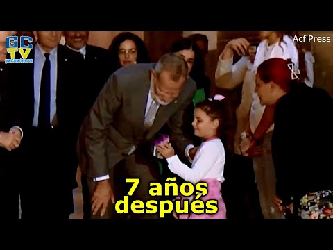 7 años después esta niña se reencuentra con el Rey Felipe VI