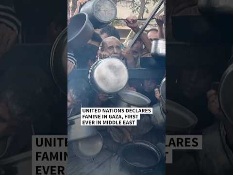 United Nations declares famine in Gaza, first in Middle East