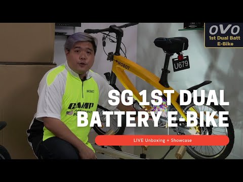 SG 1st Dual Battery E-Bike in Silver and Gold (OVO E-Bike Live Unboxing)