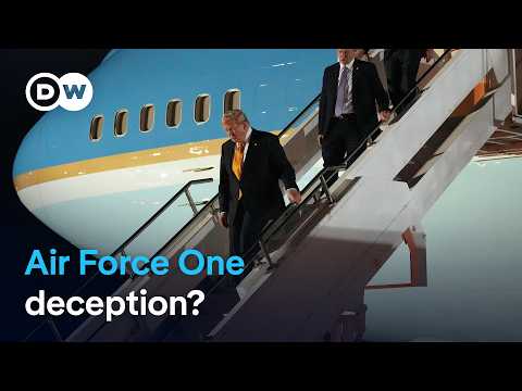 Trump’s secret plane switch raises questions | DW News