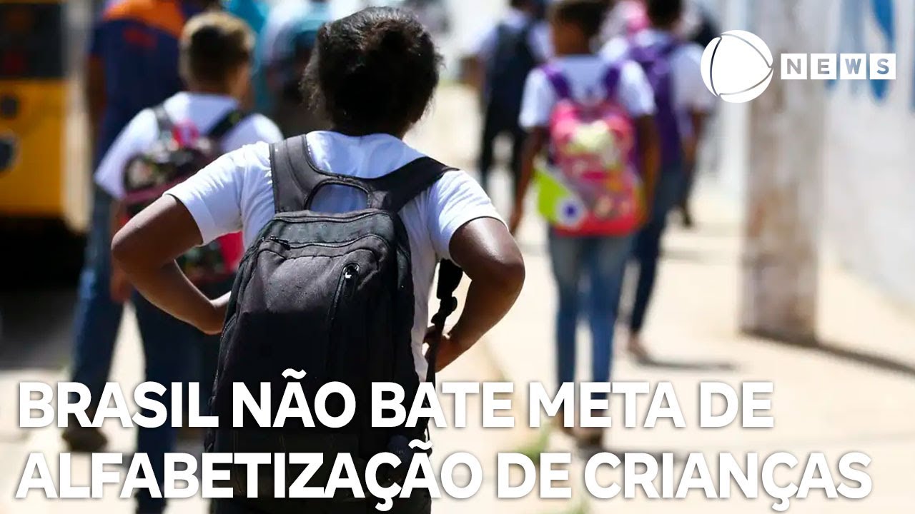 Brasil não bate meta de alfabetização de crianças