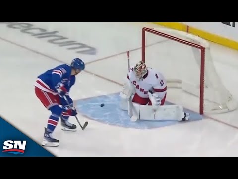 Rangers Jimmy Vesey Opens Scoring 17 Seconds Into Game vs. Hurricanes