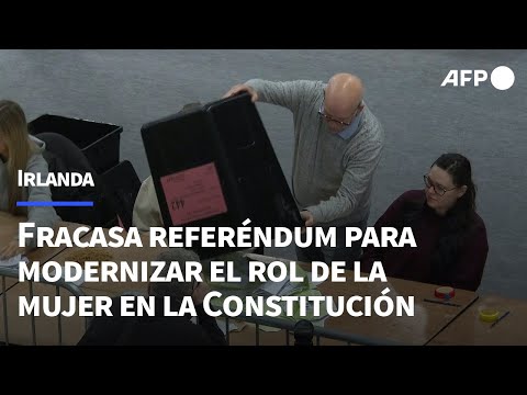 Irlanda rechaza en referéndum modernizar el rol de la mujer en la Constitución | AFP