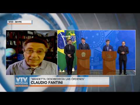 Análisis de Caludio Fantini: Bolsonaro destituye al ministro de Salud brasileño Mandetta