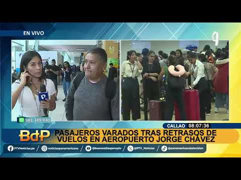 Caos en aeropuerto Jorge Chávez: cientos de pasajeros aún continúan varados por retraso en vuelos