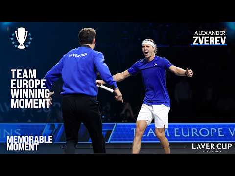 Team Europe's Title-Winning Moment | Zverev <strong>Beats</strong> Tien | Laver Cup 2026