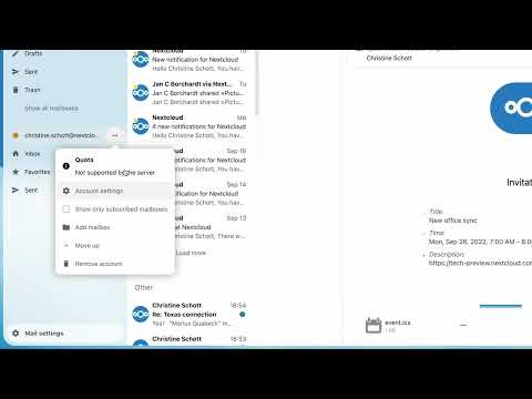 Nextcloud Mail improvements [Hub 3]