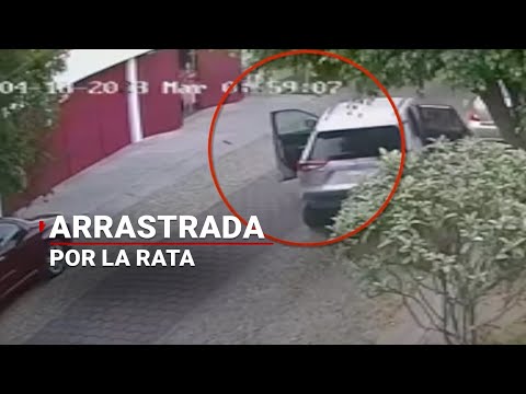 ¡RATA EN JALISCO! | Asaltante arrastra a mujer que le robó su camioneta