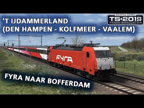 Train Simulator 2019: Fyra op Den Hampen - Kolfmeer - Vaalem (ChrisTrains BR186)