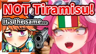 Italian Raora Silently Judging Kiara's Tiramisu Preference 【HololiveEN