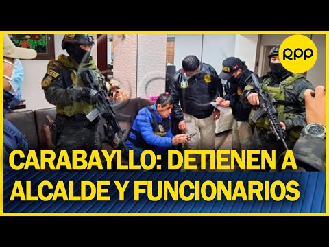 Carabayllo: detienen a alcalde Marcos Espinoza y varios funcionarios