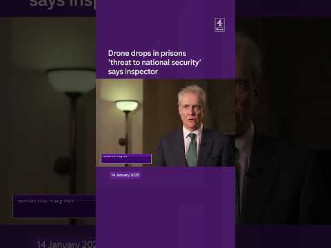 Drone drops in prisons 'threat to national security' says inspector
