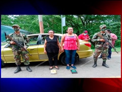 El ejército nacional capturó a dos mujeres por trasladar drogas