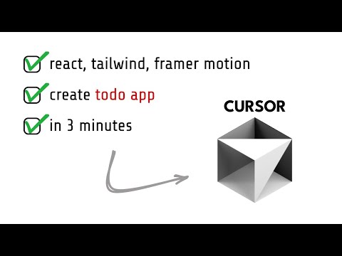 No-code React Todo App: Cursor AI