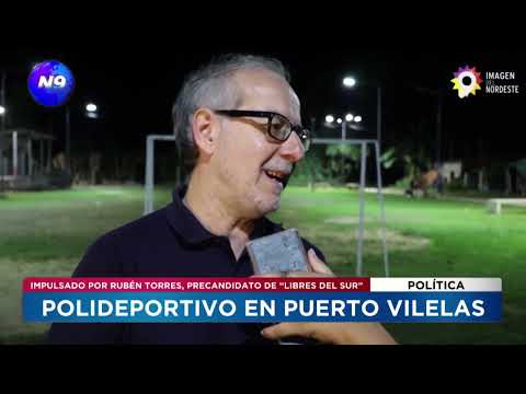 POLIDEPORTIVO EN PUERTO VILELAS - NOTICIERO 9