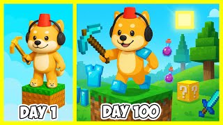Bertahan Hidup Di Pulau Dari Noob Sampai Jadi Pro! - One Block Indones