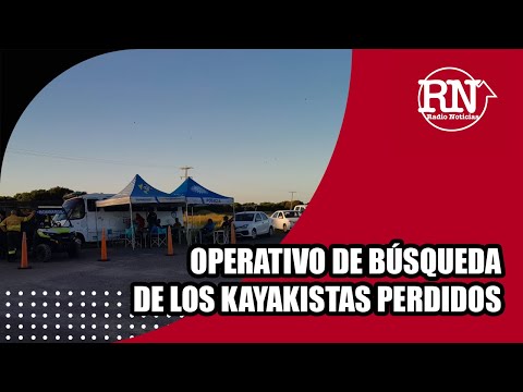 Operativo de búsqueda de los kayakistas perdidos en Pinamar