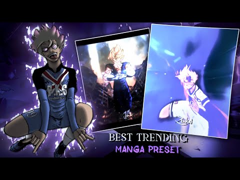 Trending Manga Edits Preset | Alight Motion | Manga Edits | 3D Edit Preset | #5