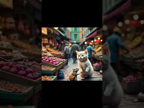 unforgettable friendship of kitten and rat #ai #cat #poorcat #kitten #sadcatstory #catlover #meaw