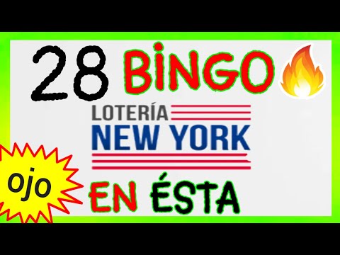 Loteria NEW YORK...!! (( 28 )) BINGO HOY...!! SORTEOS de las LOTERÍAS/ GANAR las LOTERÍAS para HOY