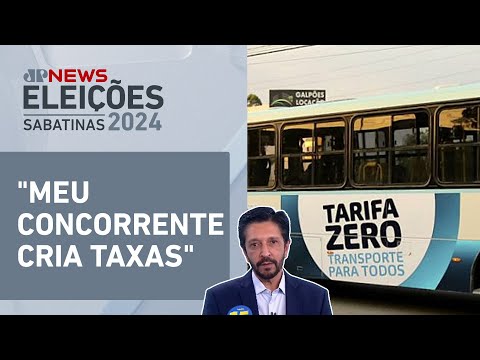 Tarifa zero pode se estender para mais dias da semana? Ricardo Nunes responde | SABATINA JP