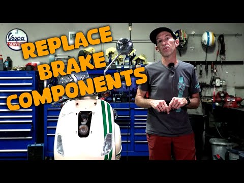 How To Replace the Brake Caliper, Rotor &  Master Cylinder on Any Modern Vespa