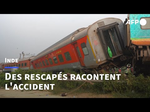 Catastrophe ferroviaire en Inde: des rescapés témoignent | AFP