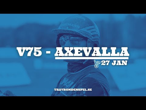 V75 tips Axevalla 27/1 |  Tre S: Spiken vinner på hårdhet!