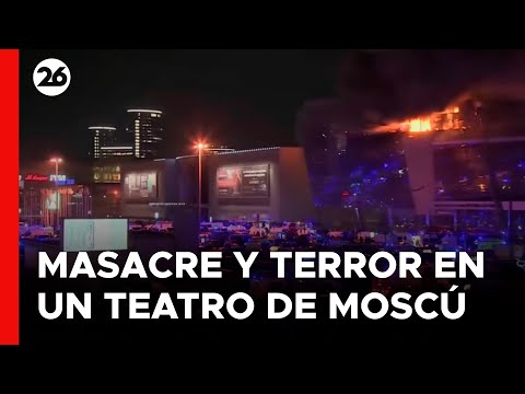 EXCLUSIVO - EN VIVO | Así se encuentra el teatro de la brutal masacre en Moscú