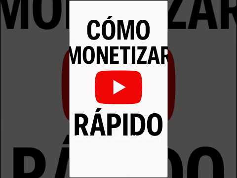 Cómo monetizar Youtube rápido y gratis #monetizarcanal #gratis #tutorial