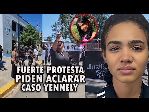 FAMILIA DE YENNELY PROTESTA FRENTE AL DESTACAMENTO DONDE TIENEN DETENIDA A JOVEN ASESINA!!!