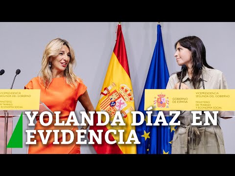 Yolanda Díaz pide el pinganillo: en evidencia por no saber inglés