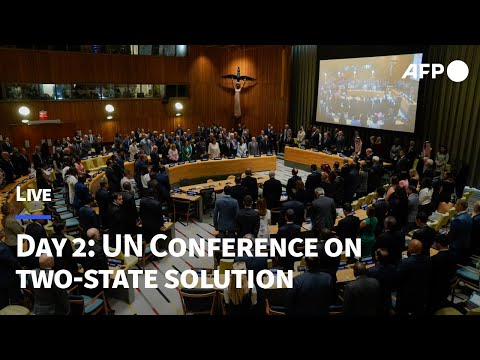 🔴LIVE: UN Conference on a two-state solution for Israel and Palestine | AFP