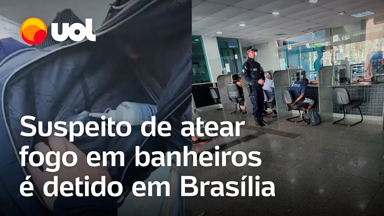 Homem é detido suspeito de atear fogo em banheiros na Esplanada perto de onde acontece julgamento