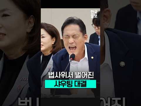 "뭔 예의를 지켜?!" 샤우팅 대결 벌인 법사위 수준