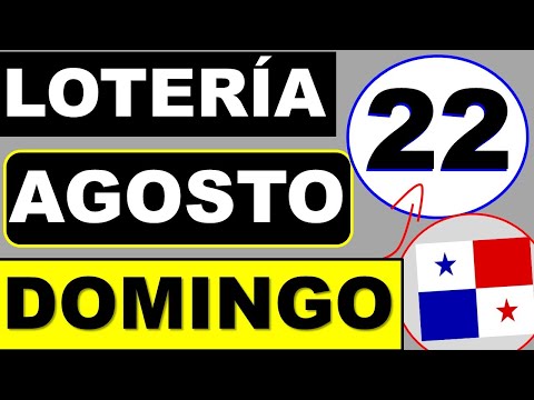 Resultados Sorteo Loteria Domingo 22 de Agosto 2021 Loteria Nacional de Panama Dominical Que Jugo